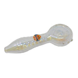 4" Mirrored Electroplated Screen Bowl Glass Pipe