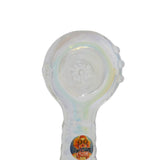 4" Mirrored Electroplated Screen Bowl Glass Pipe
