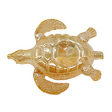 4" Electroplated Sea Turtle Glass Pipe