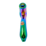 4" Electroplated Sherlock Glass Pipe