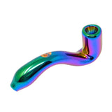 4" Electroplated Sherlock Glass Pipe