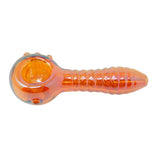 4" Mirrored Electroplated Screen Bowl Glass Pipe