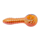 4" Mirrored Electroplated Screen Bowl Glass Pipe