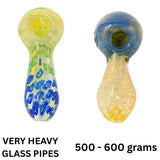 500-600 Gram Heavy Glass Pipes