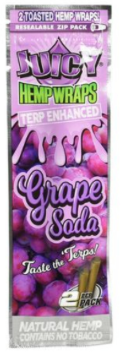 Juicy Terp Enhanced Hemp Wraps - Grape Soda