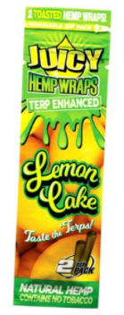 Juicy Terp Enhanced Hemp Wraps - Lemon Cake
