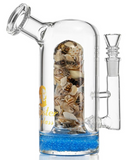 8" Bubbler with Sea Shell Theme Water Pipe