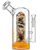 8" Bubbler with Sea Shell Theme Water Pipe