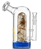 8" Bubbler with Sea Shell Theme Water Pipe