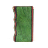 Premium Grip Multicolor Diamond Wood Slide Lock Top Dugout Dugout online smoke shop dug eeze dugouts taster boxes Up-N-Smoke Online Head Shop