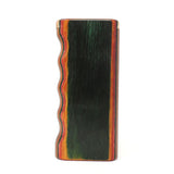 Premium Grip Rasta Diamond Wood Slide Lock Top Dugout Dugout online smoke shop dug eeze dugouts taster boxes Up-N-Smoke Online Head Shop