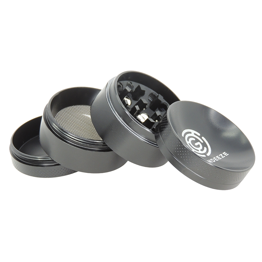 Grind Eeze 4-Part Zinc Concave Top Herb Grinder