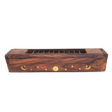 All in One Coffin Incense Burner - Sun and Moon