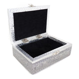 Carved Metal over Wood Keepsake Box with Latch - Dreamcatcher