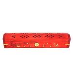 Coffin Incense Burner - Red Celestial