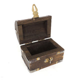 Carved Wood Keepsake Chest - Antique Old World