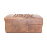 Carved Wooden Keepsake Box - Celtic