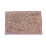 Carved Wooden Keepsake Box - Pentagram