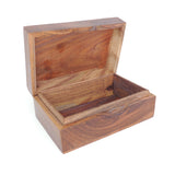 Carved Wooden Keepsake Box - Pentagram