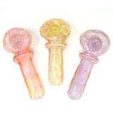 Hand Eeze 3.5" Slyme Tube w/Gold Fuming Glass Pipe - Color Changing!
