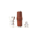 3" Metal Pipe with Wooden Sleeve - Assorted Colors