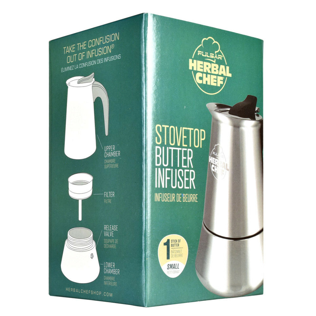 Pulsar Herbal Chef Stove Top Butter Maker - 7 - 1 Stick - Upnsmokeonline –  Up-N-Smoke