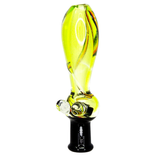 #2425 10mm Fumed Rasta Glass Nectar Straw