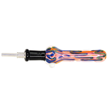 2426 10mm Fumed Mushroom Glass Nectar Straw