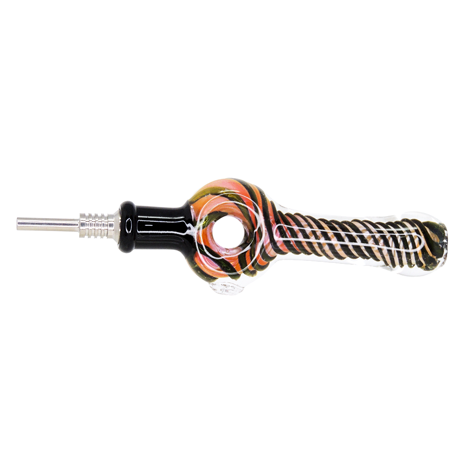 2426 10mm Fumed Mushroom Glass Nectar Straw – Up-N-Smoke