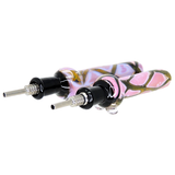 #2431 10mm Fumed Snake Glass Nectar Straw