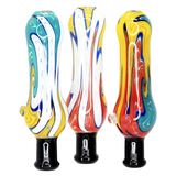 #2447 10mm Rasta Glass Nectar Straw