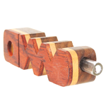 4" Glass and Wood Hybrid Pipes
