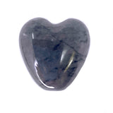 Onyx Pipe - Heart Smoke Stone - Grey