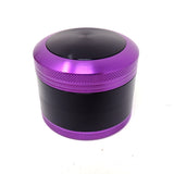 4 part Aluminum Grinder Herb Grinder Online Smoke Shop Online Head Shop Purple