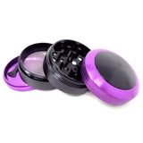 4 part Aluminum Grinder Herb Grinder Online Smoke Shop Online Head Shop Purple
