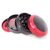 4 part Aluminum Grinder Herb Grinder Online Smoke Shop Online Head Shop Red