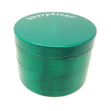 2.2in SharpStone Grinder - 55mm Online Smoke Shop Online Head Shop Herb Grinder Green