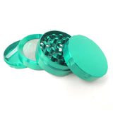 2in/50mm 4 part Zinc Grinder Herb Grinder Online Smoke Shop Online Head Shop Green Herb Grinder