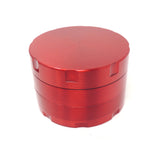 2in/50mm 4 part Zinc Grinder Herb Grinder Online Smoke Shop Online Head Shop Red Herb Grinder