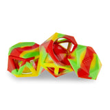 Ooze Geode Silicone & Glass Container - Assorted Colors!