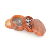 63mm Wood Drum Grinder - Dark Wood