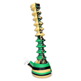 10" Expanding Neck Silicone Beaker Water Pipe - Camo