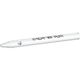 White Rhino Pyrex Dab Straw with Silicone Cap