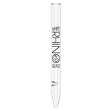 White Rhino Pyrex Dab Straw with Silicone Cap