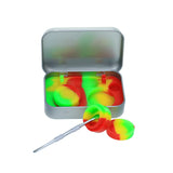 Dab Kit w/ Stainless Tool and Silicone Containers - Multiple Colors!