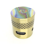 2in 4 Part Grinder with Image and Design Wrap - Hypnosis