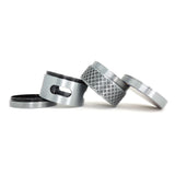2in 4 Part Grinder with Image and Design Wrap - Rainbow Lightening