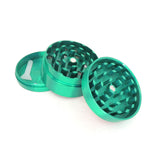 3 Part 50mm Grinder with Amsterdam Logo - Green D&K