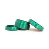 3 Part 50mm Grinder with Amsterdam Logo - Green D&K