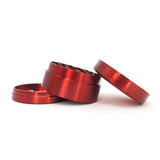 3 Part 50mm Grinder with Amsterdam Logo - Red D&K